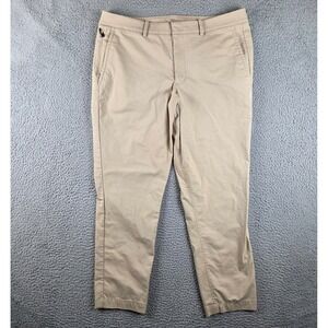 Kit & Ace Pants Mens 38 (37x29) Tan Athletic Performance Stretch Zip Pocket